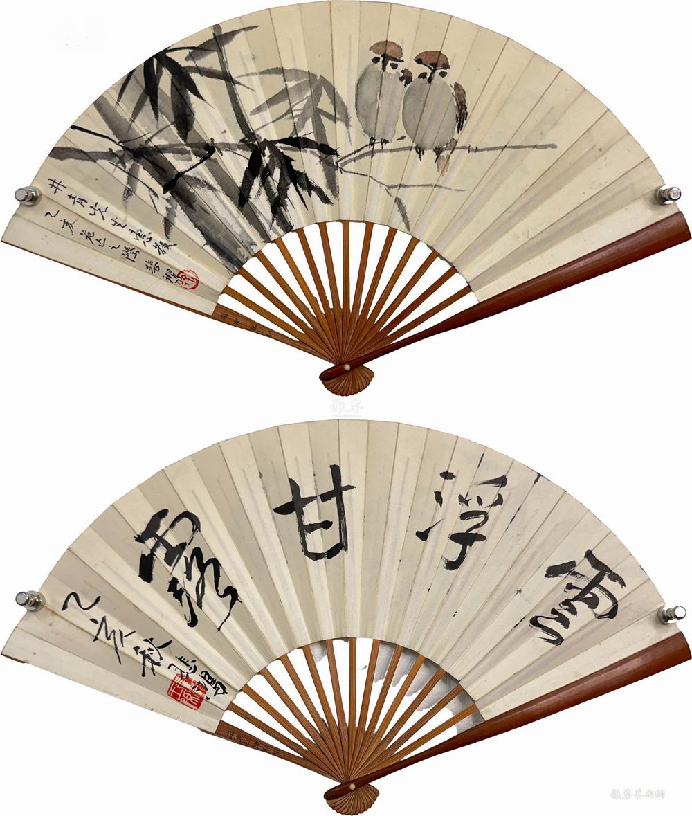 徐悲鸿-1-8（24×42.5cm双面成扇.jpg