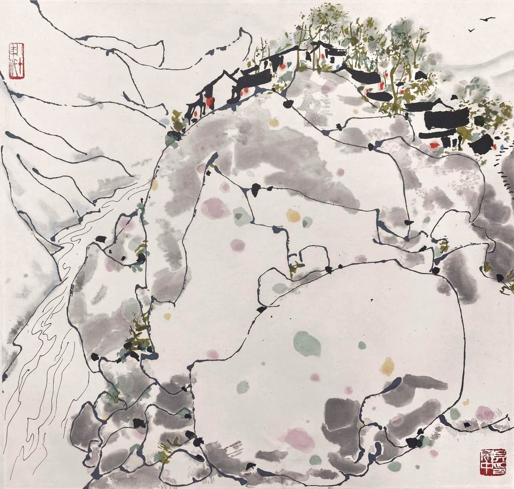 吴冠中-5-8（43×46cm镜.jpg