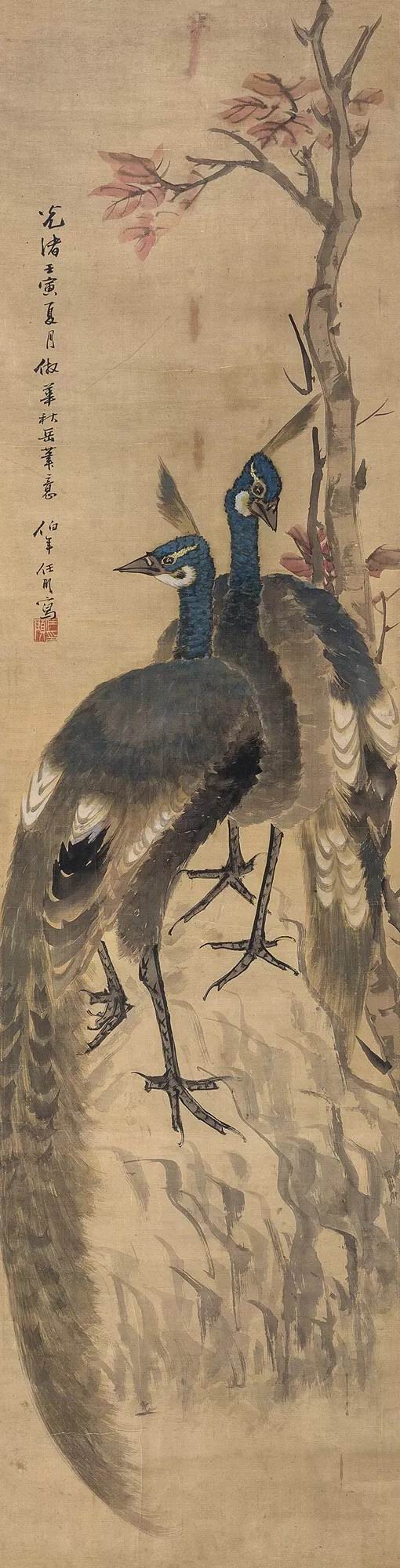 a任伯年-9-8（159×41原绢轴.jpg